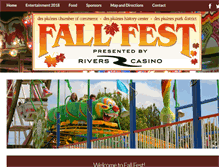Tablet Screenshot of fallfestdesplaines.com